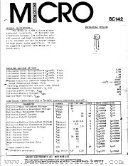 BC142 datasheet pdf Micro Electronics