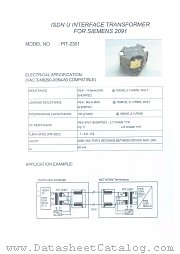 PIT-2301 datasheet pdf Micro Electronics