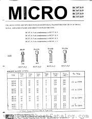 BC319 datasheet pdf Micro Electronics