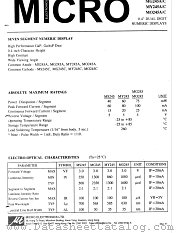 MG245A datasheet pdf Micro Electronics