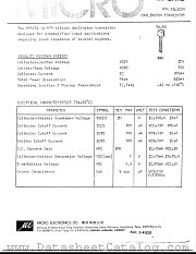 MPSA12 datasheet pdf Micro Electronics