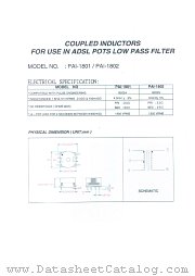 PAI-1801 datasheet pdf Micro Electronics