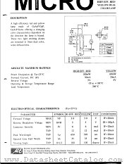 MSYB39W datasheet pdf Micro Electronics