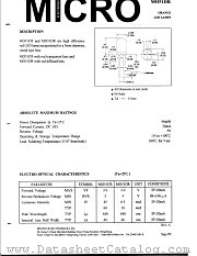 MO51CR datasheet pdf Micro Electronics