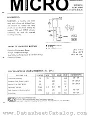 MSB556DA datasheet pdf Micro Electronics