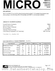 MIB51TA datasheet pdf Micro Electronics