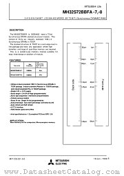 MH32S72BBFA-7 datasheet pdf Mitsubishi Electric Corporation