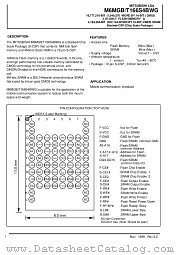 M6MGT166S4BWG datasheet pdf Mitsubishi Electric Corporation