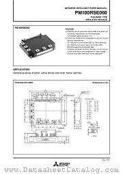 PM100RSE060 datasheet pdf Mitsubishi Electric Corporation