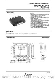PM200CSD060 datasheet pdf Mitsubishi Electric Corporation