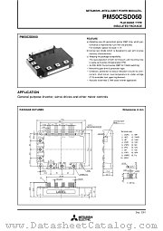 PM50CSD060 datasheet pdf Mitsubishi Electric Corporation