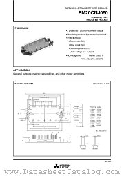 PM20CNJ060 datasheet pdf Mitsubishi Electric Corporation