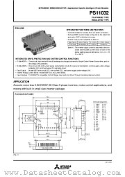 PS11032 datasheet pdf Mitsubishi Electric Corporation