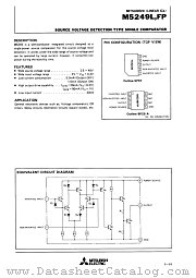 M5249FP datasheet pdf Mitsubishi Electric Corporation