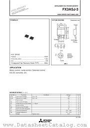 FX3ASJ-3 datasheet pdf Mitsubishi Electric Corporation