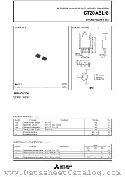 CT20ASL-8 datasheet pdf Mitsubishi Electric Corporation
