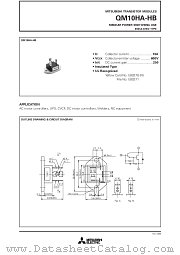 QM10HA-HB datasheet pdf Mitsubishi Electric Corporation