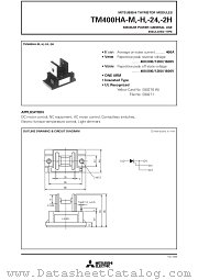 TM400HA-2H datasheet pdf Mitsubishi Electric Corporation