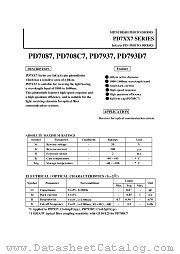 PD7XX7 datasheet pdf Mitsubishi Electric Corporation