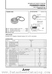 FG3000DV-90DA datasheet pdf Mitsubishi Electric Corporation