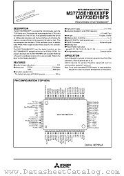 M37735EHBFS datasheet pdf Mitsubishi Electric Corporation