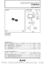 CT20VS-8 datasheet pdf Mitsubishi Electric Corporation