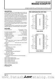 M35053-XXXFP datasheet pdf Mitsubishi Electric Corporation