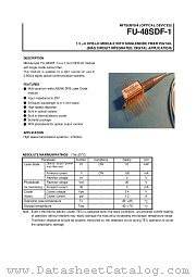 FU-48SDF-1 datasheet pdf Mitsubishi Electric Corporation