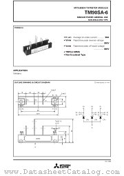 TM90SA-6 datasheet pdf Mitsubishi Electric Corporation