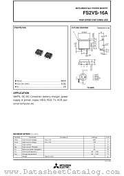 FS2VS-16A datasheet pdf Mitsubishi Electric Corporation
