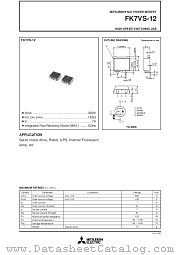 FK7VS-12 datasheet pdf Mitsubishi Electric Corporation