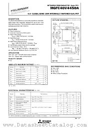 MGFC40V4450A datasheet pdf Mitsubishi Electric Corporation