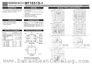 MF1051S-1 datasheet pdf Mitsubishi Electric Corporation