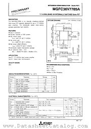 MGFC36V7785A datasheet pdf Mitsubishi Electric Corporation