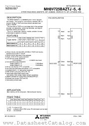 MH8V725BAZTJ-5 datasheet pdf Mitsubishi Electric Corporation