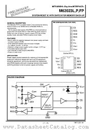 M62023FP datasheet pdf Mitsubishi Electric Corporation