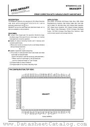 M64403FP datasheet pdf Mitsubishi Electric Corporation