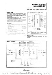M66250P datasheet pdf Mitsubishi Electric Corporation