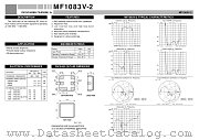 MF1083V-2 datasheet pdf Mitsubishi Electric Corporation