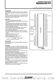 M66004FP datasheet pdf Mitsubishi Electric Corporation