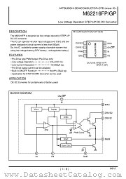 M62216GP datasheet pdf Mitsubishi Electric Corporation
