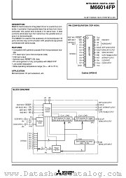 M66014FP datasheet pdf Mitsubishi Electric Corporation