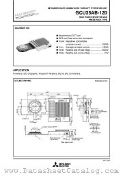 GCU35AB-120 datasheet pdf Mitsubishi Electric Corporation