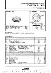 FGC6000AX-120DS datasheet pdf Mitsubishi Electric Corporation