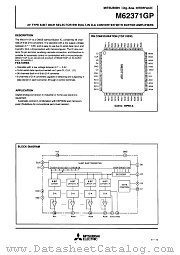 M62371GP datasheet pdf Mitsubishi Electric Corporation