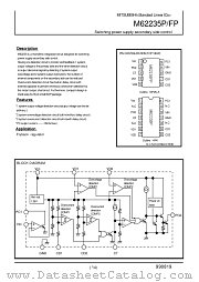 M62235FP datasheet pdf Mitsubishi Electric Corporation