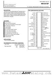 M61201FP datasheet pdf Mitsubishi Electric Corporation