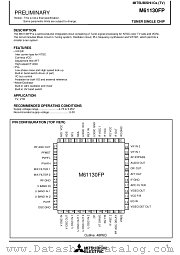 M61130FP datasheet pdf Mitsubishi Electric Corporation