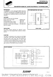 M58655P datasheet pdf Mitsubishi Electric Corporation