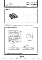CM800HB-66H datasheet pdf Mitsubishi Electric Corporation